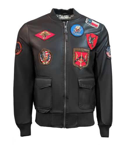 Top Gun Bomber Vegan Pelle 520136169025 Testa di Moro