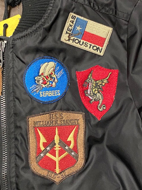 Top Gun giubbotto Bomber da donna Hollywood 51678 52387 199 nero particolare