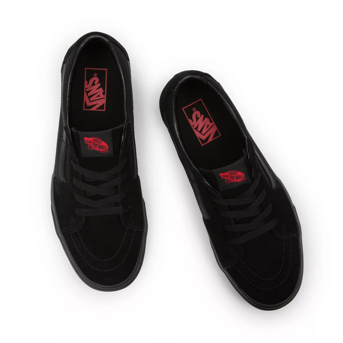 Vans SK8-Low sneakers bassa unisex VN0A4UUKENR1 black-black vista dall'alto