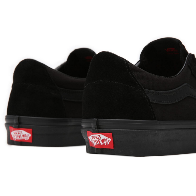 Vans SK8-Low sneakers bassa unisex VN0A4UUKENR1 black-black vista tallone