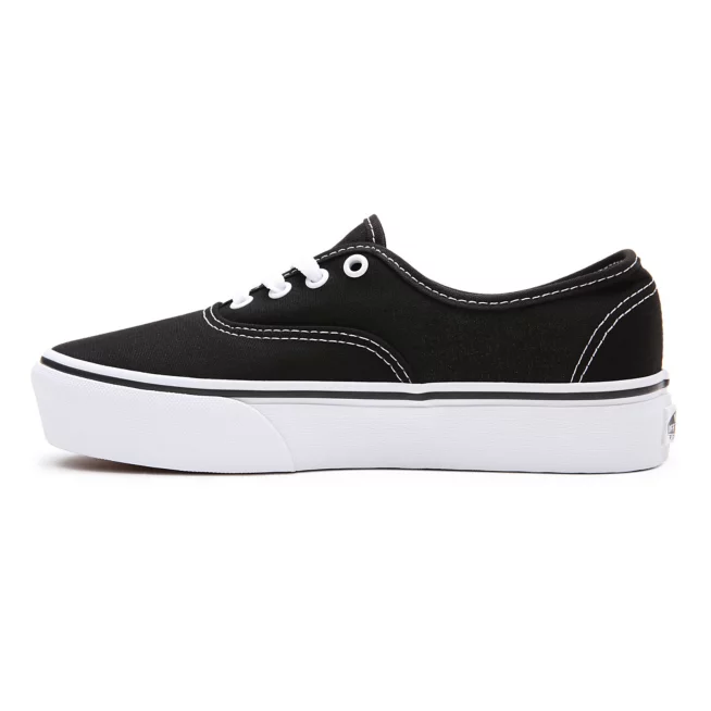 Vans scarpa sneakers con zeppa da donna Authentic Platform VN0A3AV8BLK nero