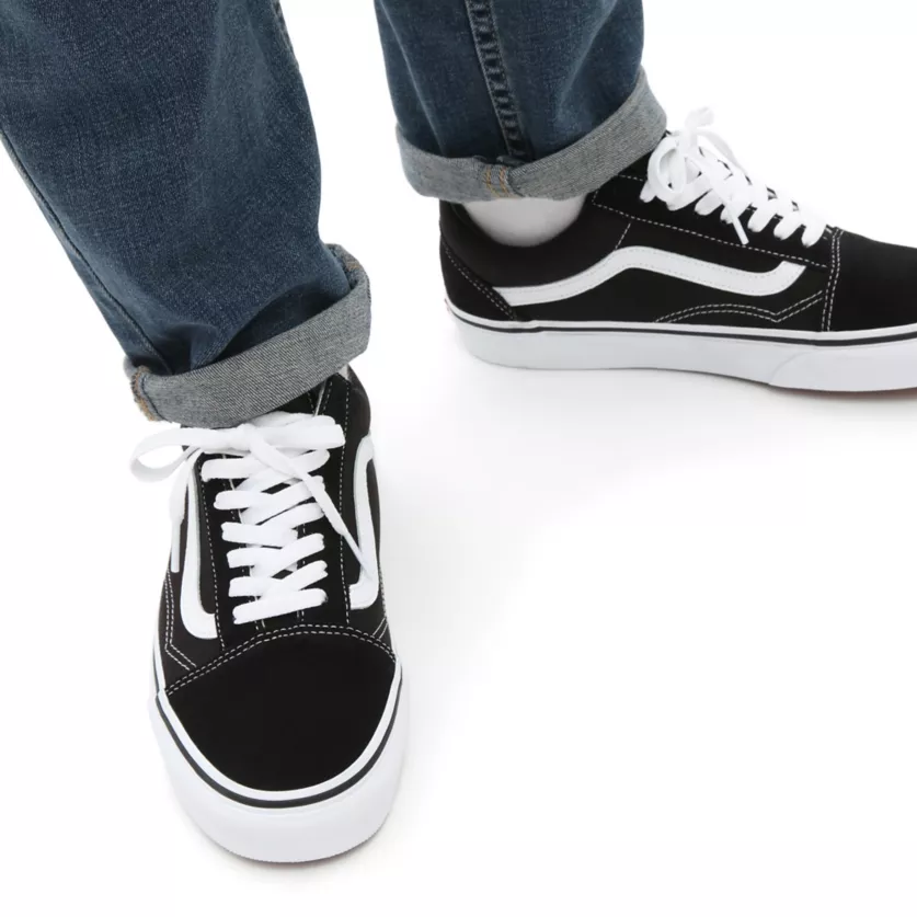 Vans scarpa sneakers da adulti Old Skool VN000D3HY281 nero bianco 2
