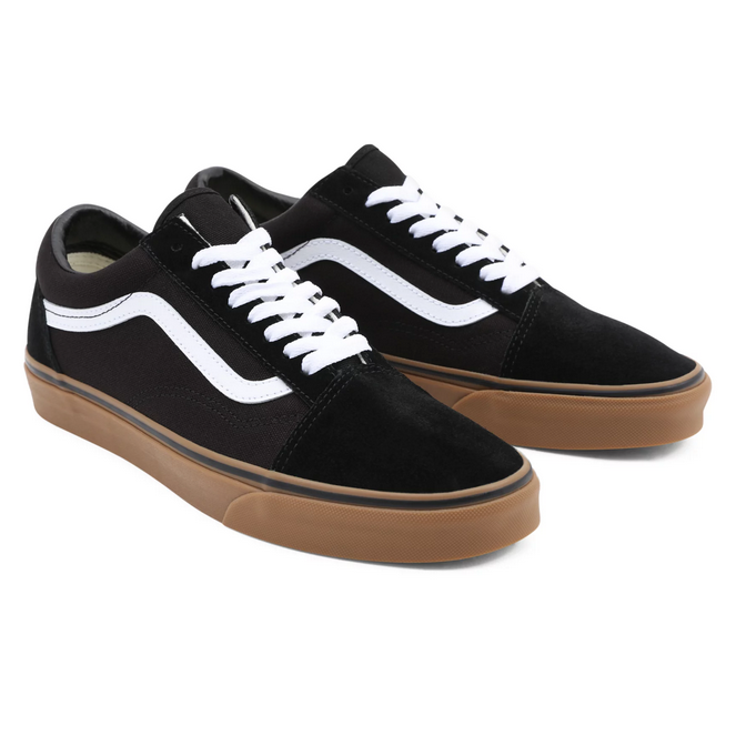 Vans scarpa sneakers da adulto Old Skool VN0001R1GI61 nero-marrone coppia
