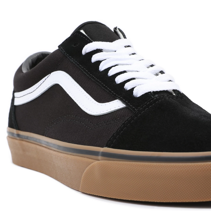 Vans scarpa sneakers da adulto Old Skool VN0001R1GI61 nero-marrone partocolare