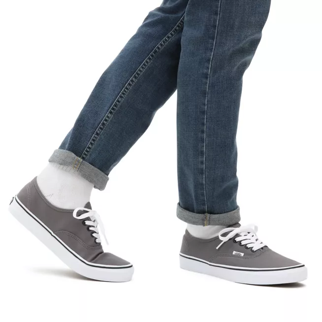 Vans sneakers bassa per uomo e donna Authentic VN000JRAPBQ grigio-nero 4