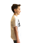 Starter T-shirt manica corta Logo in cotone da ragazzo 850UBST bianco