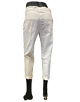 Griffai pantalone 5 tasche in bull da donna DGP3710 bianco