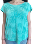Lotto T-shirt da donna Tee Palm W II 219474 1CZ beach green