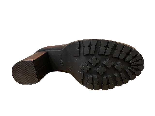 Xti scarpa con tacco da donna Zapato Negro 49554 nero 3