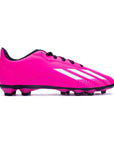 Adidas scarpa da calcio per ragazzi X Speedportal.4 FxG GZ2455 rosa-bianco-nero