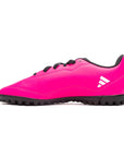 Adidas scarpa da calcetto per ragazzi X Speedportal.4 TF GZ2446 rosa-bianco-nero