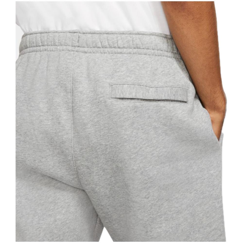 Nike Pantalone Jogger da uomo con elastico al fondo Club Fleece BV2671 063 grigio