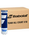Babolat cartone da 18 tubi di palline da Tennis Team AC X4 Team All Court X 4 Fedas 179297 yellow