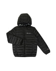 Champion giacca leggera da ragazzo con cappuccio Legacy Outdoor Light Hooded 306485 KK001 nbk black