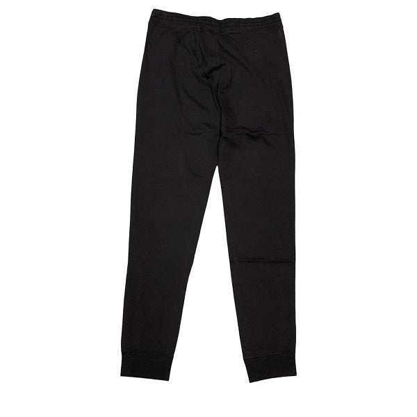 champion Pantalone sportivo da uomo Legacy con cerniera alle tasche e polsino al fondo 217435 KK001 nero tasca con cerniera dietro