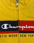 Champion Tuta da bambino Legacy Sweatsuit Powerblend Graphic 306381 YS043 MIY yellow-blu