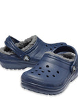 Crocs Classic Lined Clog K Sabot Kid 203506 459 NACH navy charcoal