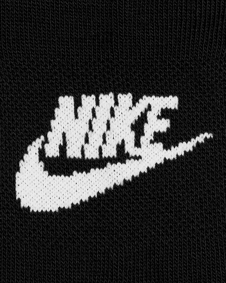 Nike Calza Sportwear Everyday Essential fantasmino confezione da 3 paia DX5075-010 black