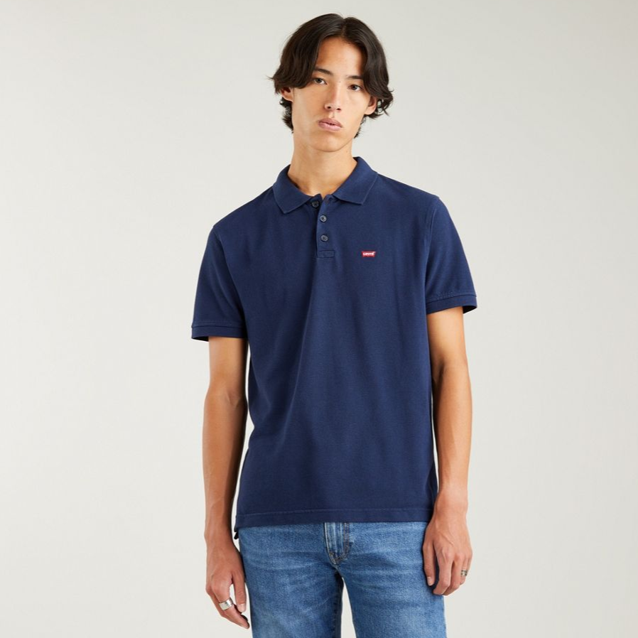 Levi&#39;s Polo manica corta da uomo Housemark 358830005 blu