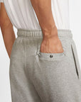 Nike Pantalone Jogger da uomo con polsino al fondo Sportswear Club BV2679-063 dark grey heather-matte silver-white