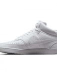 Nike scarpa Sneakers alta da donna Court Vision Mid CD5436 100 bianco