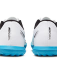 Nike scarpa da calcetto da ragazzo Mercurial Vapor 15 Club TF DJ5956-146 bianco-azzurro