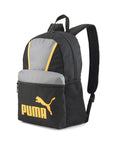Puma Zaino Phase Blocking Backpack 078962 03 Black-Steel Gray-Tangerine