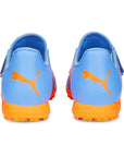 Puma scarpa da calcetto da ragazzo con velcro 107205 01 blue glimmer-white ultra orange