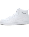 Puma scarpa sneakers alta da uomo Rebound JOY 374765 06 bianco