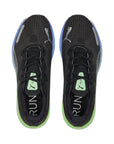 Puma scarpa da corsa da uomo Velocity Nitro Fade 378526 01 nero viola elettrico argento