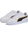 Puma scarpa sneakers da uomo Caven Dime FC 386380 01 bianco-nero-oro