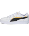 Puma scarpa sneakers da uomo Caven Dime FC 386380 01 bianco-nero-oro