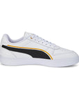 Puma scarpa sneakers da uomo Caven Dime FC 386380 01 bianco-nero-oro