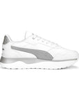 Puma scarpa sneakers da donna R78 Voyage Space Metallics 391130 02 bianco-argento