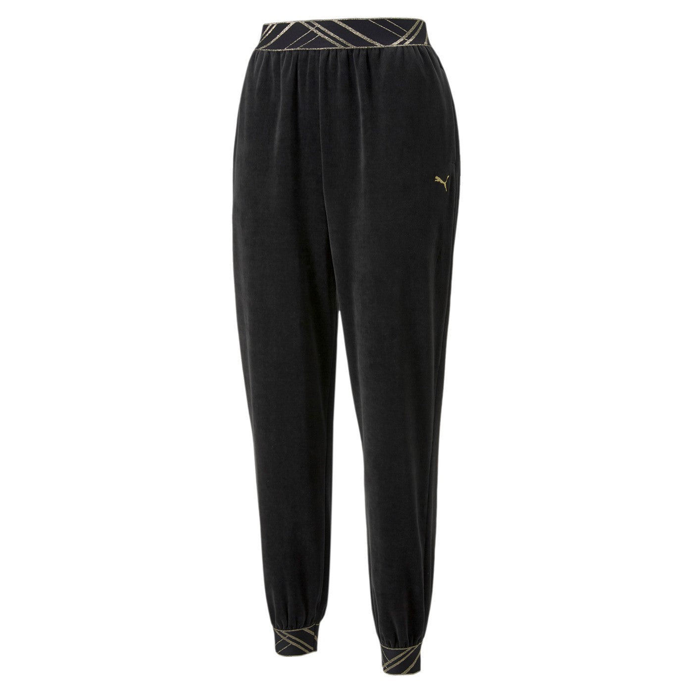 Puma pantalone da donna in velluto Deco Glam 522255 01 black