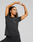 Puma maglietta da donna Train Favorite in cotone Jersey 522420 01 nero