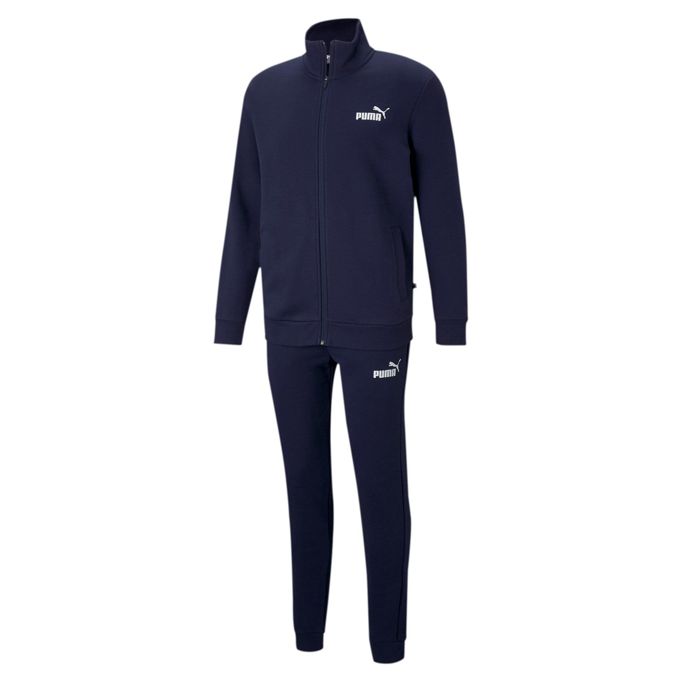 Puma Tuta sportiva da uomo in felpa Clean Sweat Suit 585841 06 blu