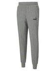 Puma Pantalone sportivo da uomo Lungo in Jersey ESS Logo 586716 03 grigio medio