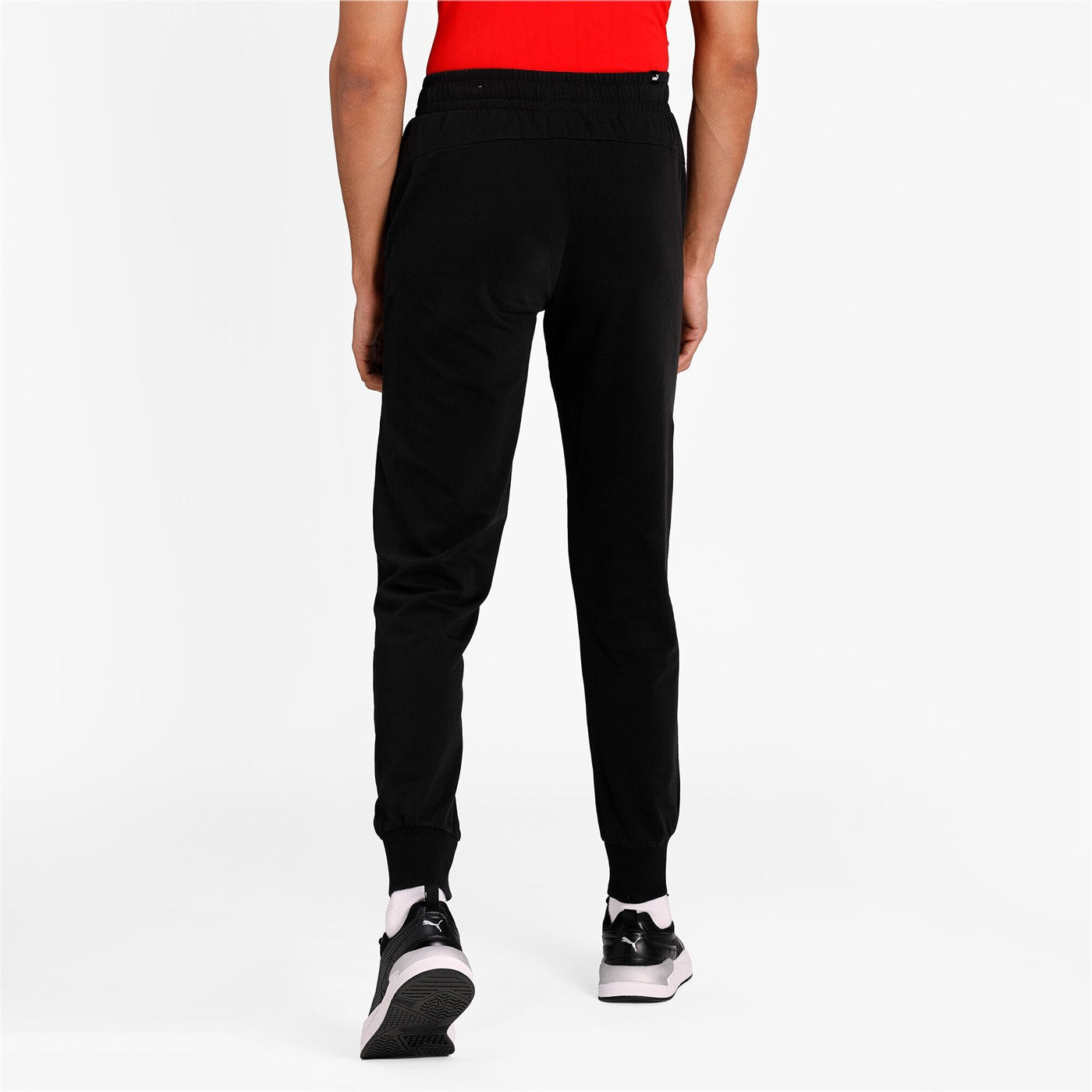 Puma pantalone sportivo da uomo in cotone jersey ESS Jersey Pants op 586747 01 black