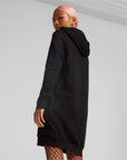 Puma Vestito lungo con cappuccio ESS Logo Hooded Dress FL 671988 01 black