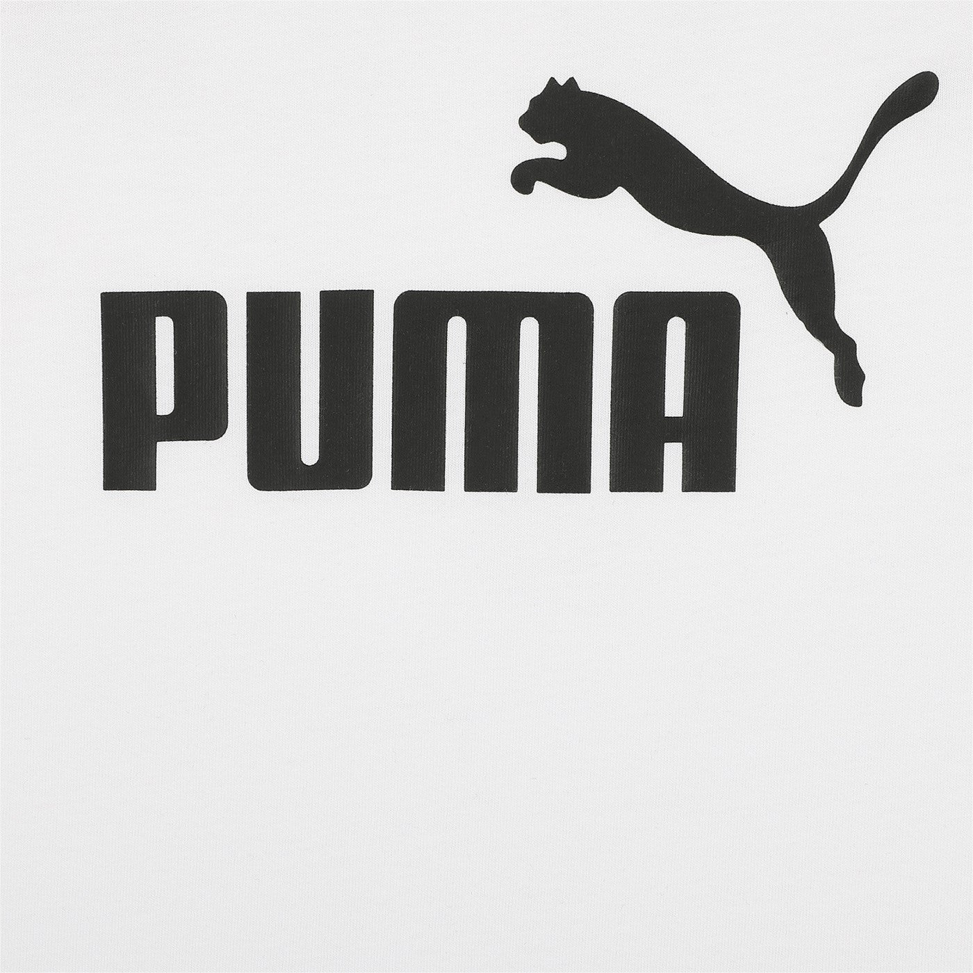 Puma competo in cotone da bambina T-shirt e Pantaloncino 846936 02 bianco nero