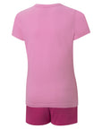 Puma competo in cotone da bambina T-shirt e Pantaloncino 846936 15 opera mauve