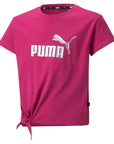 Puma ESS+ Logo Knotted Tee G 846956-14 festival fuchsia