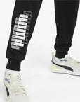 Puma pantalone sportivo da ragazzo Power Logo 847299 01 nero