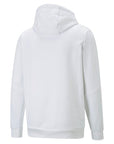 Puma felpa da uomo con cappuccio e tasca anteriore a marsupio ESS+ Tape Hoodie FL 849040 02 white