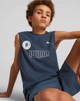 Puma T-shirt smanicata da ragazzo Active Sports 673201-16 dark night