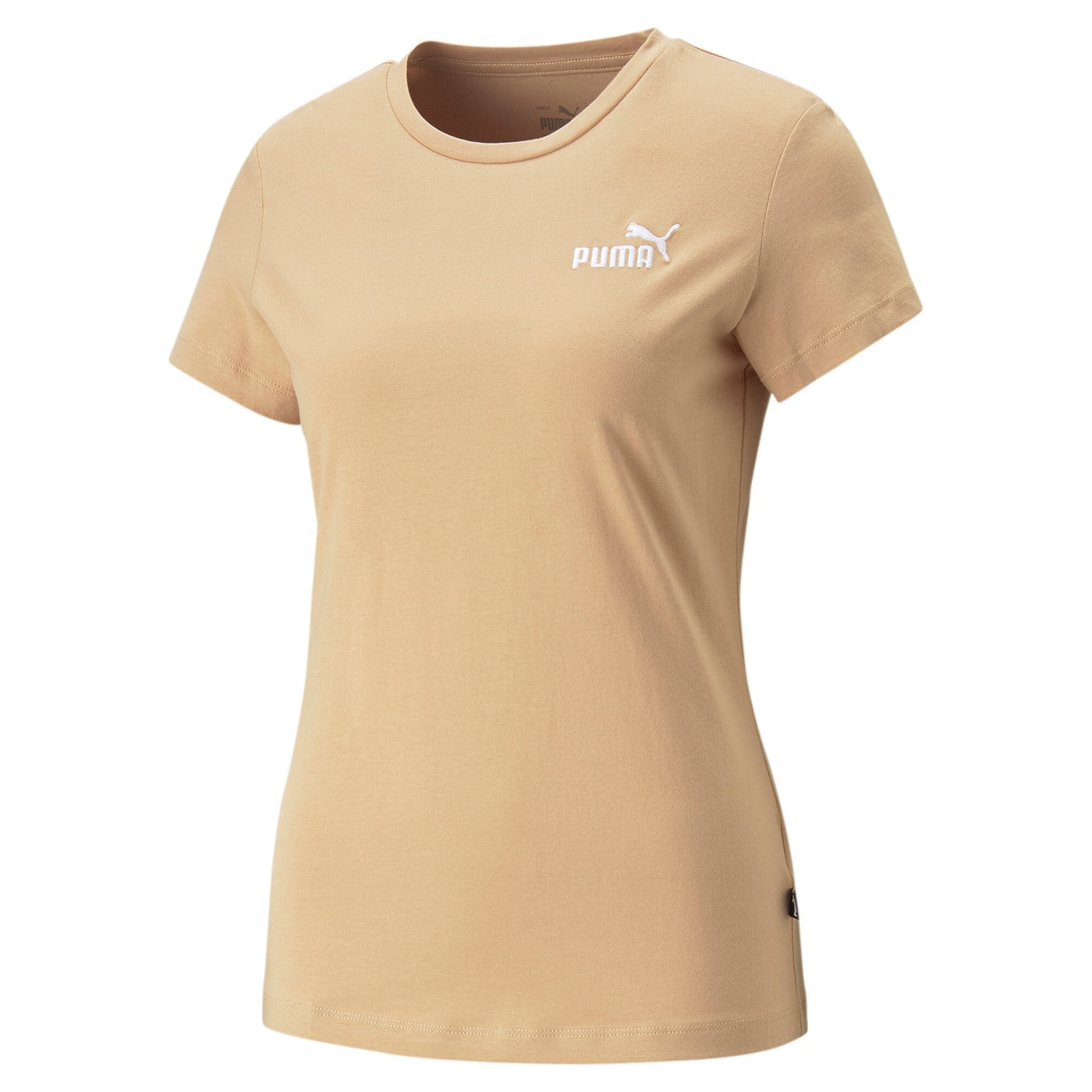 Puma t-shirt da donna sportiva Mini Logo ESS+ Embroidery Tee 848331-89 beige