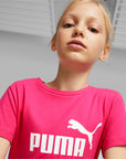 Puma T-shirt da ragazza manica corta ESS Logo Tee G 587029 01 orchid shadow