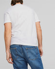 Puma maglietta manica corta da uomo ESS+ 2 stampa Logo grande 586759-58 bianco-blu