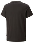 Puma t-shirt da ragazzo manica corta  ESS+ Colorblock Tee B 846127-57 black-warm earth-white